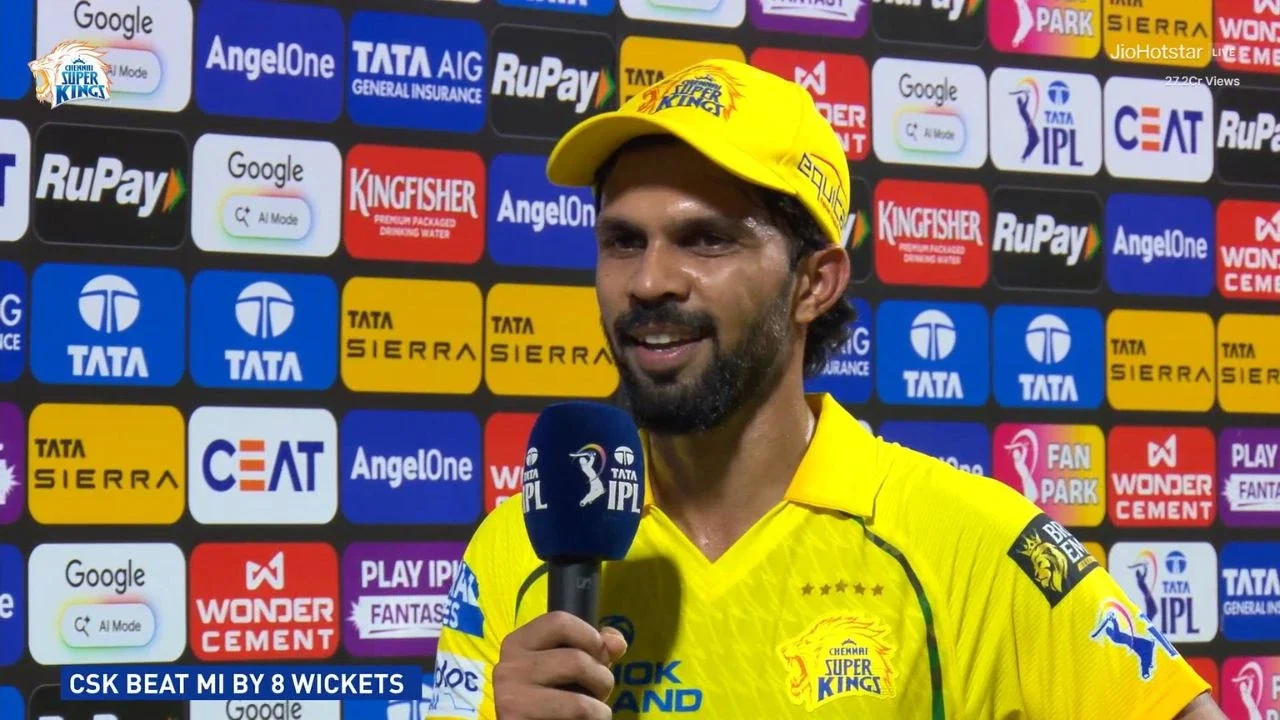 “Started really well”: Ruturaj Gaikwad pleased as CSK complete double over MI in IPL 2026