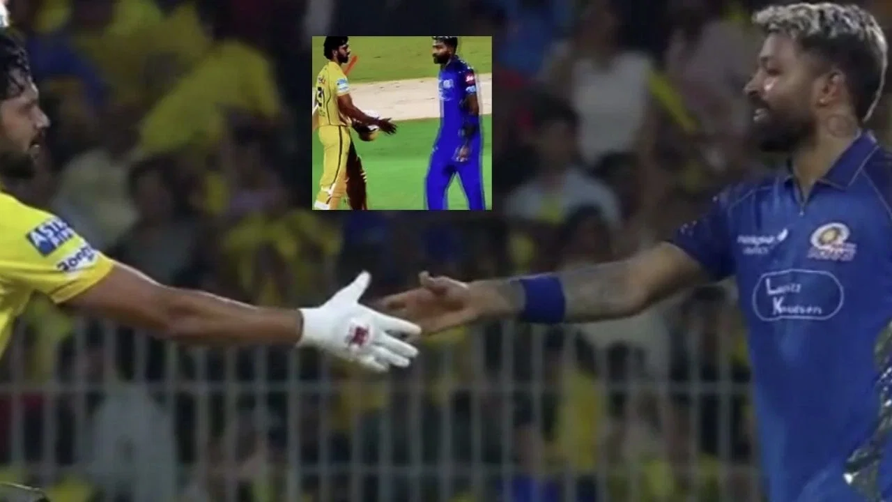Hardik Pandya accused as ‘arrogant’ after denying a handshake to Ruturaj Gaikwad during CSK vs MI clash