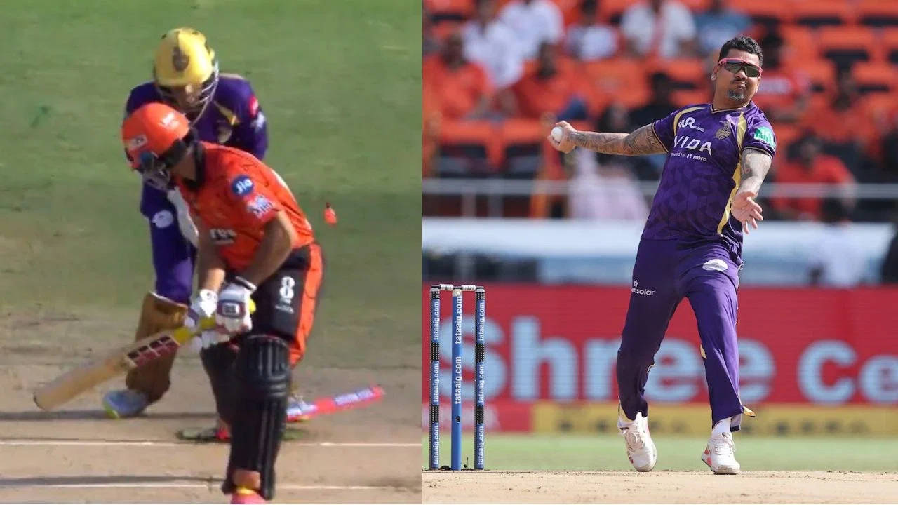Sunil Narine bamboozles Salil Arora to pick 200th IPL wicket in SRH vs KKR clash