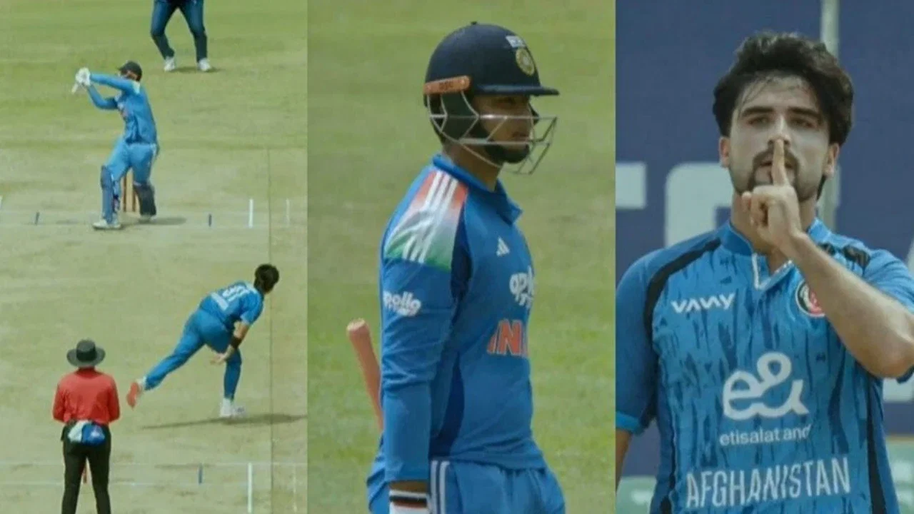 Vaibhav Sooryavanshi trolled by Afghanistan star’s finger-on-lips celebration after another failure
