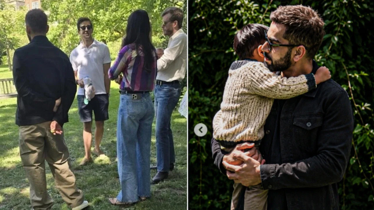 Virat Kohli’s heartwarming moments with son Akaay go viral from London park
