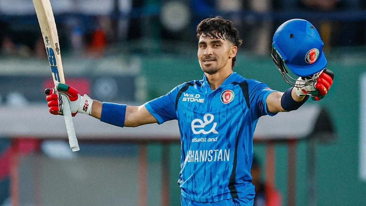 Rahmanullah Gurbaz hits second-fastest ton vs India in ODI history