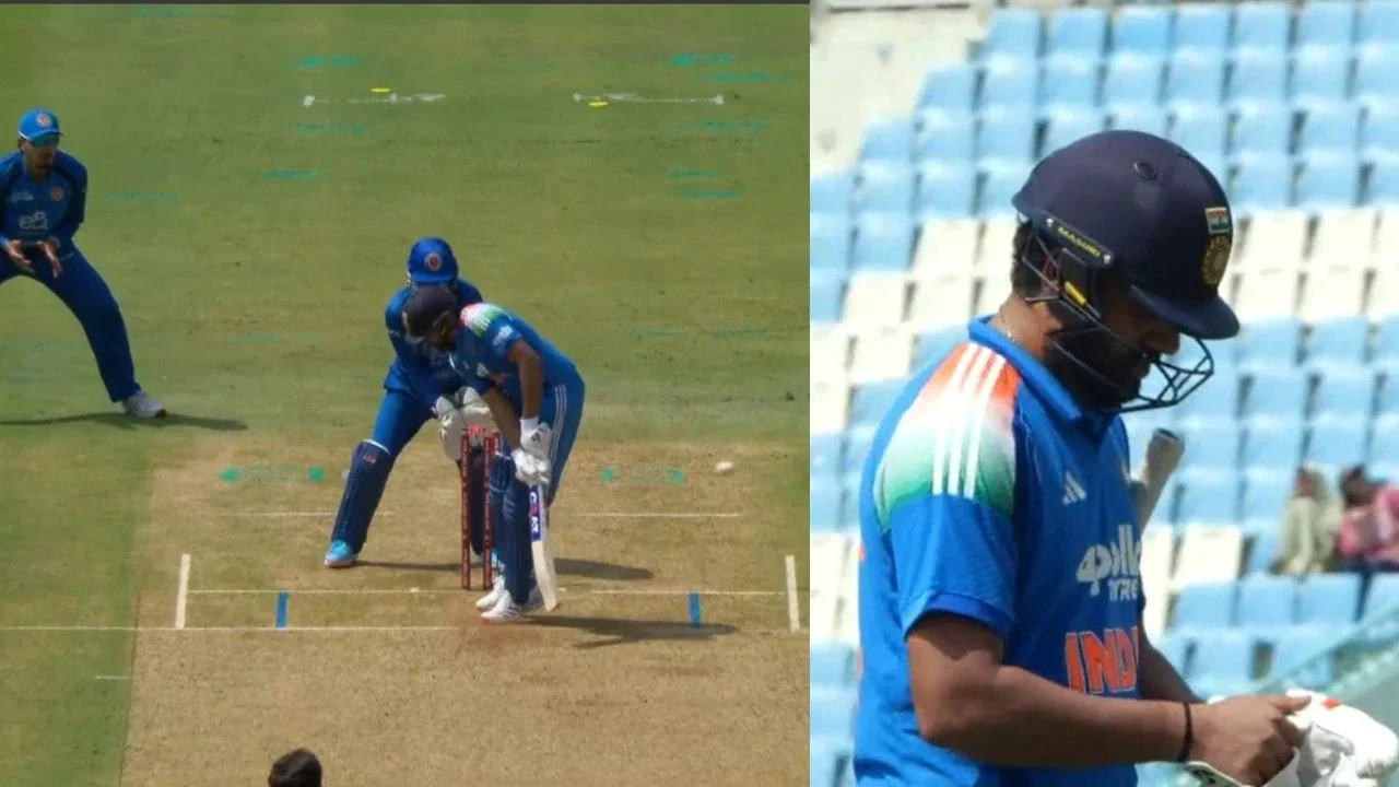 Rohit Sharma bamboozled by a beauty from Rashid Khan during India vs Afghanistan 2nd ODI