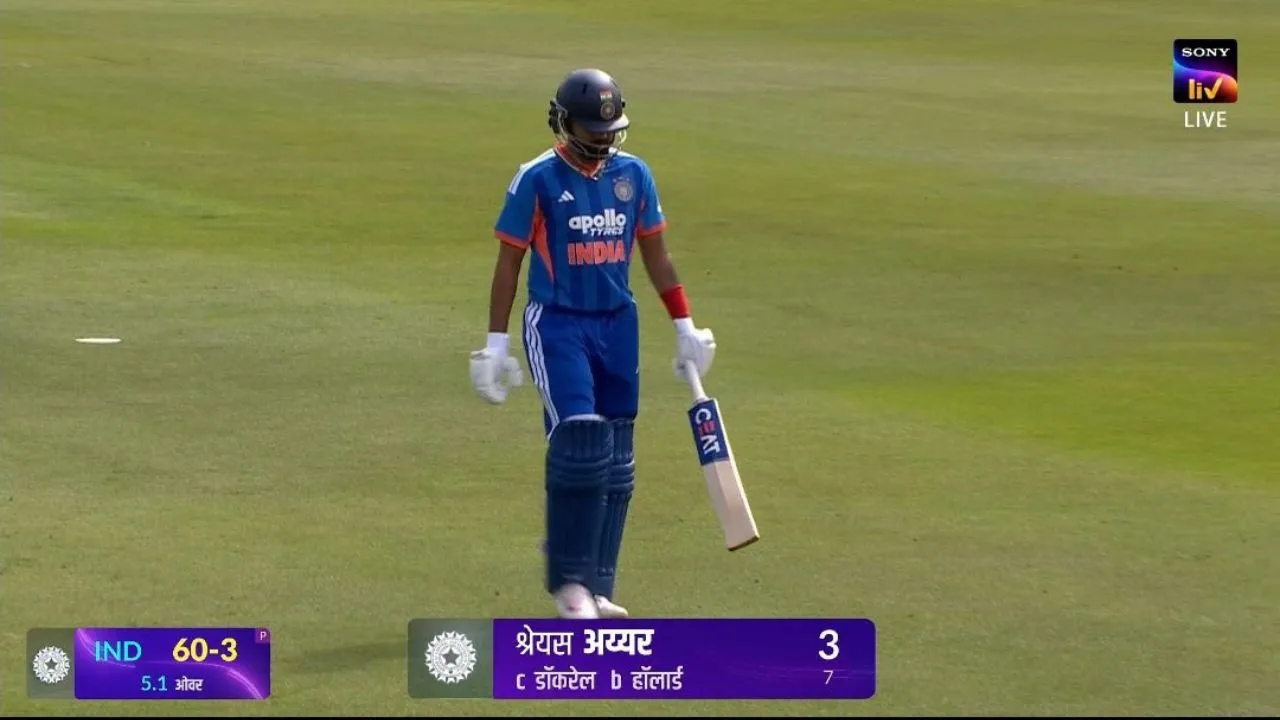 “Always a big fraud”: Fans blast Shreyas Iyer after cheap dismissal on captaincy debut in 1st T20I vs Ireland