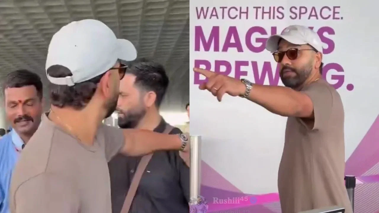 Watch: Rohit Sharma fumes at bodyguard for pushing fan at airport – Full details