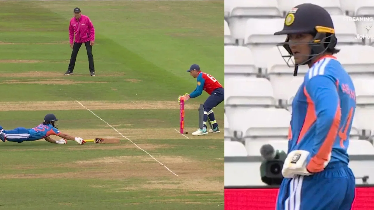 “Kya kar raha hai”: Abhishek Sharma’s reaction to Ishan Kishan mix-up goes viral