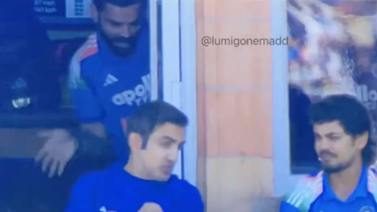 Watch: Virat Kohli goes crazy inside dressing room as Gautam Gambhir holds serious discussions