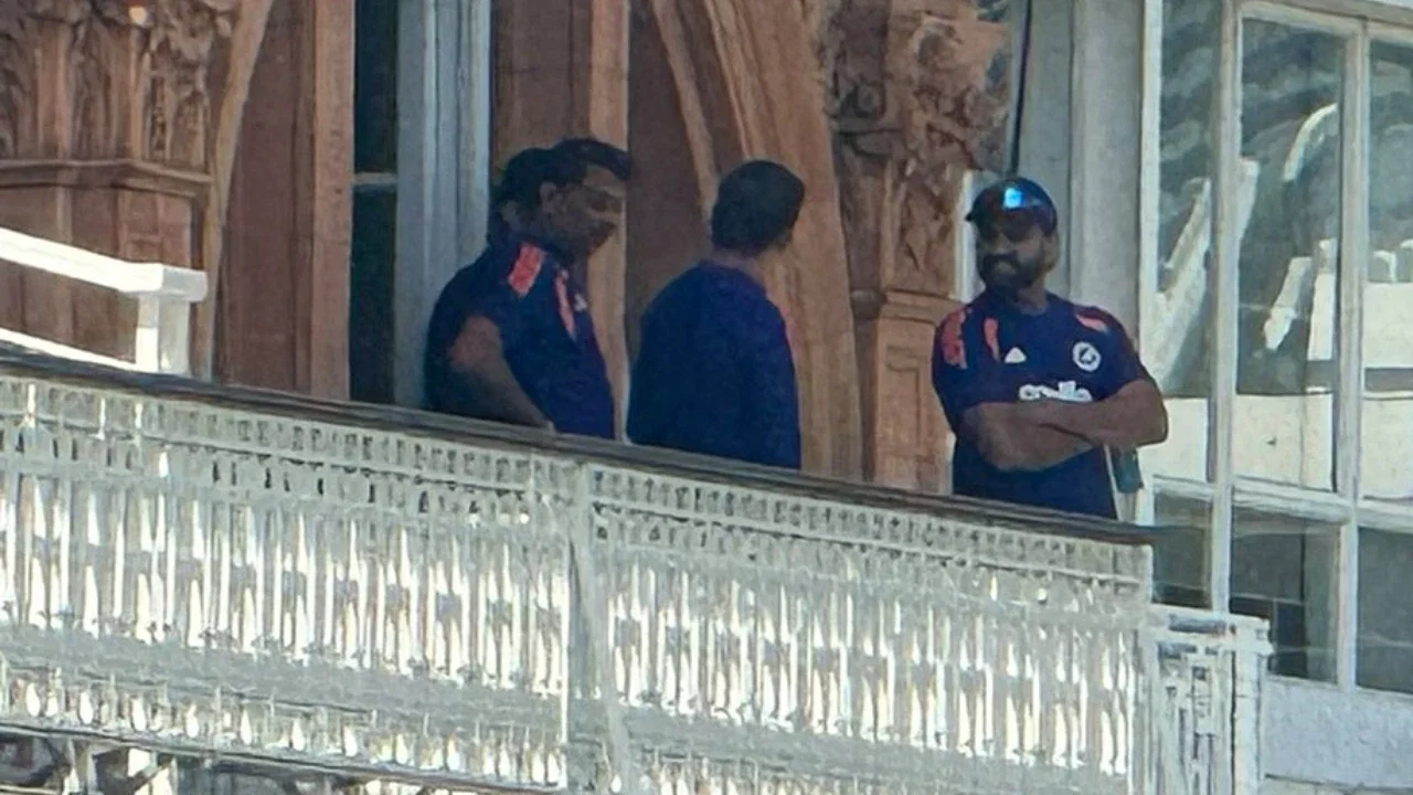 Rohit Sharma, Gautam Gambhir share light-hearted moment on Lord’s balcony ahead of 3rd ODI