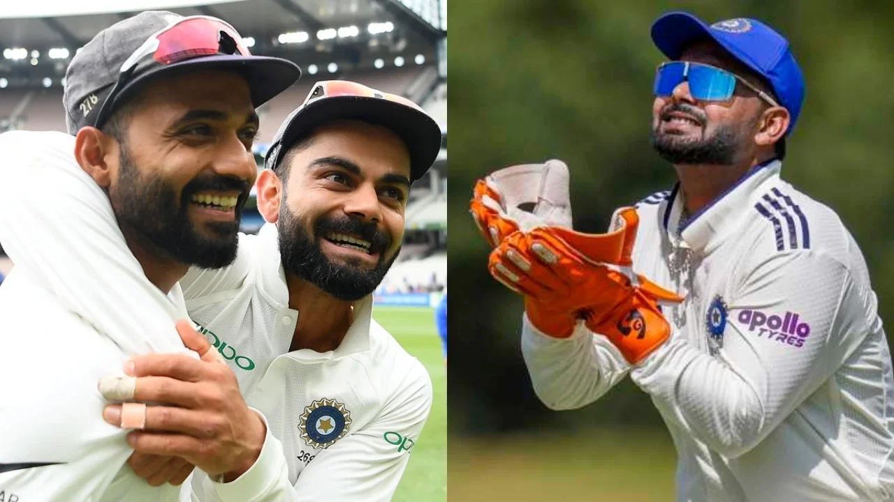 Virat Kohli and Rishabh Pant share heartfelt tributes after Ajinkya Rahane’s retirement