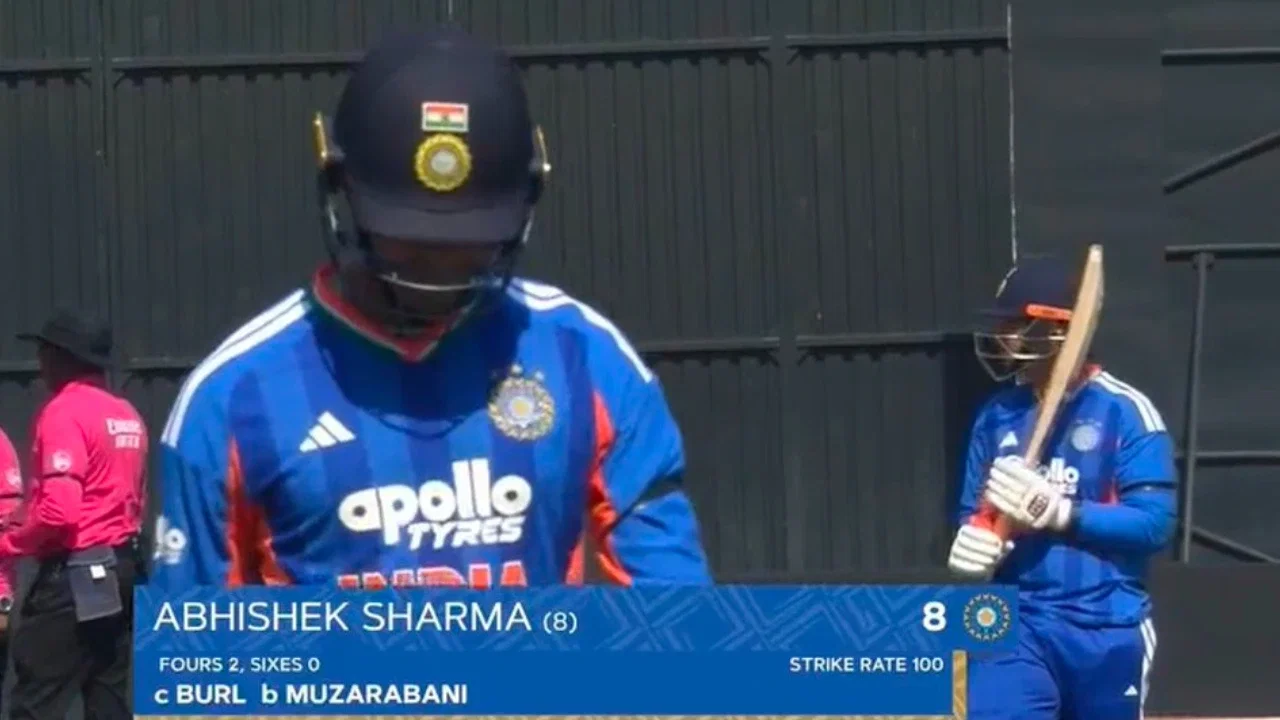 “Becoming inconsistent”: Fans react after Abhishek Sharma’s back-to-back failures against Zimbabwe