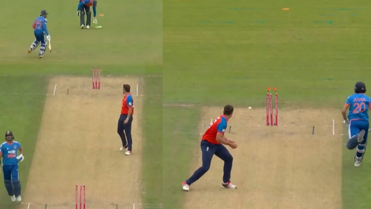 Jos Buttler channels his inner MS Dhoni with sensational direct hit to dismiss Axar Patel
