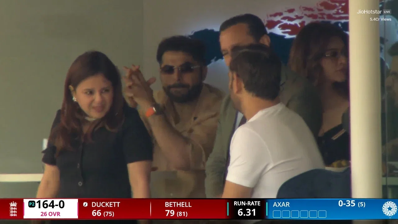 Watch: MS Dhoni attends Lord’s ODI for Rohit Sharma’s rumoured farewell match