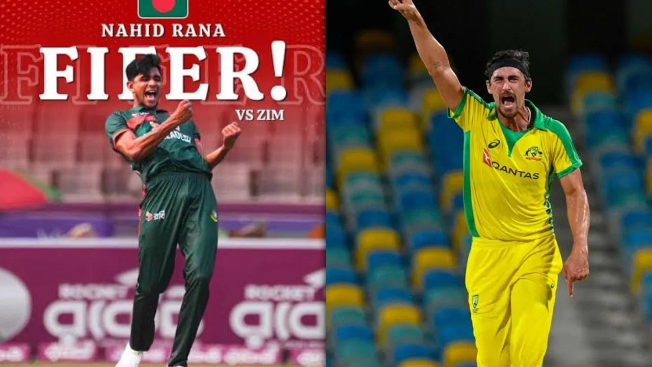 Nahid Rana surpasses Mitchell Starc with historic ODI bowling feat