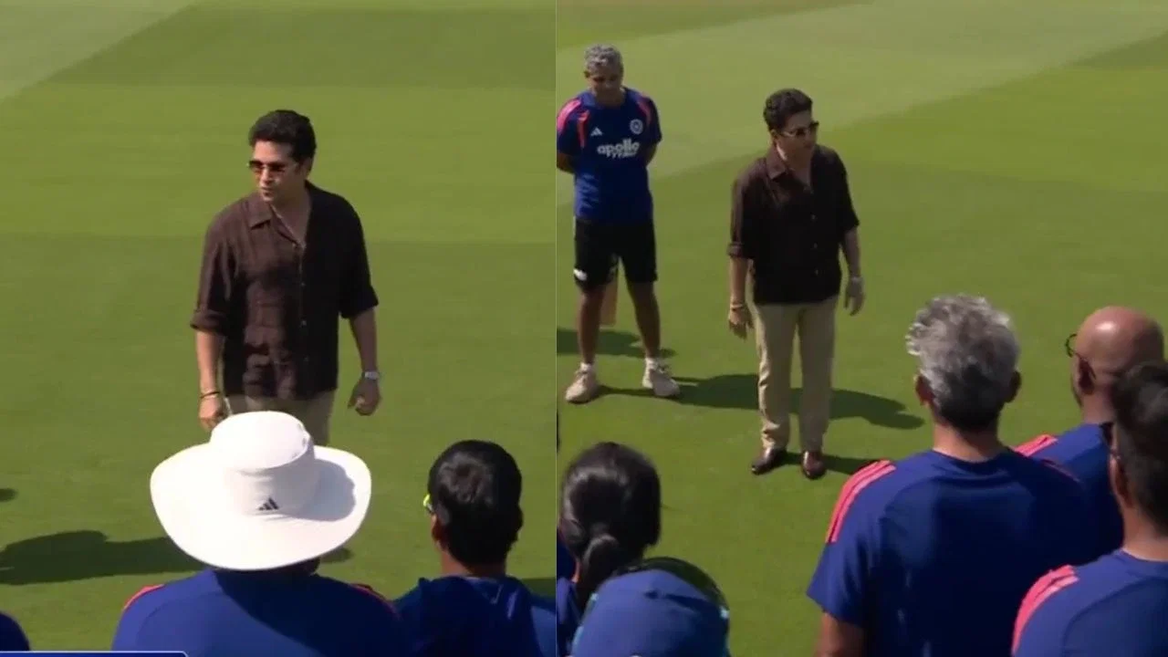 Watch: Sachin Tendulkar gives pep talk to India Women’s team during Lord’s Test vs England