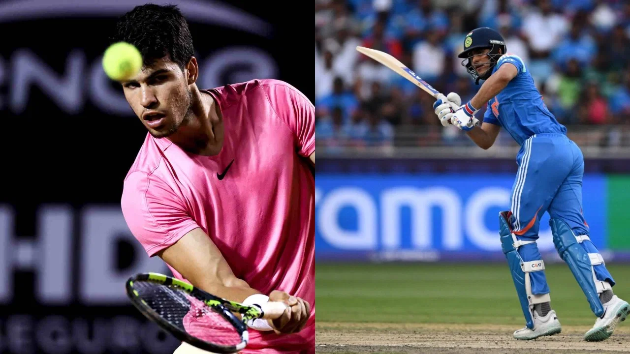 Shubman Gill compares his trademark shot to Carlos Alcaraz’s drop shot