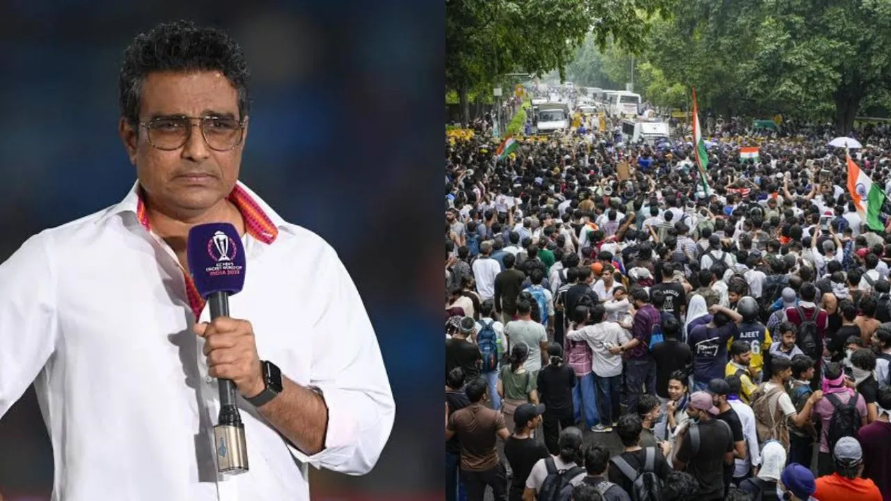 Sanjay Manjrekar takes swipe at PM Modi, backs students amid Jantar Mantar protests