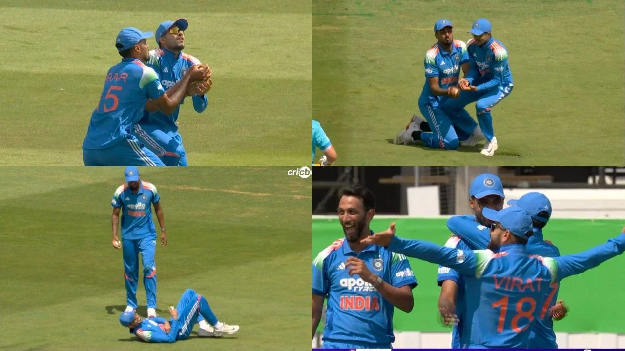 Watch: Shubman Gill, Gurnoor Brar collide taking Jos Buttler’s catch, Virat Kohli’s reaction goes viral