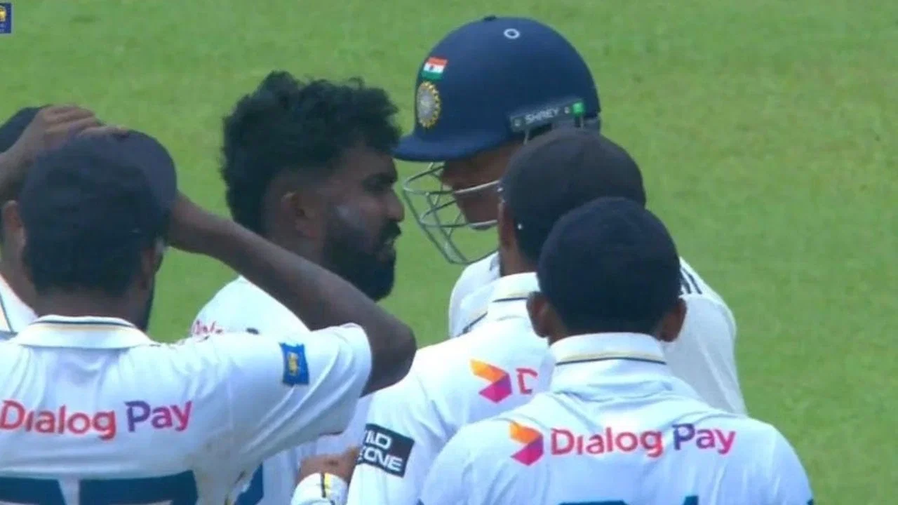 Watch: Yashasvi Jaiswal, Asitha Fernando get into physical fight in 2nd Test
