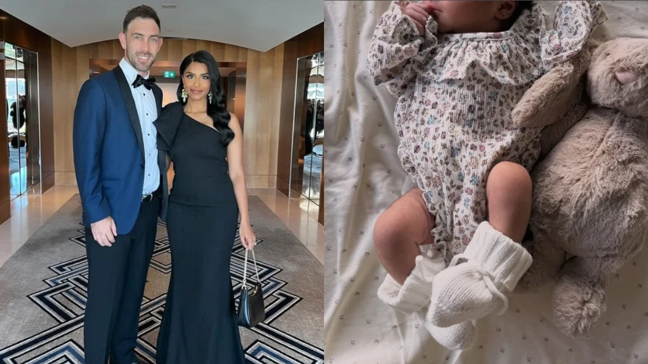 Glenn Maxwell and Vini Raman become parents for second time, welcome baby girl
