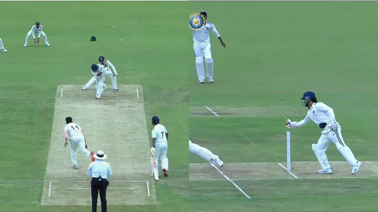 Ishan Kishan pulls off MS Dhoni-like stumping to dismiss Ashish Thapa in Duleep Trophy