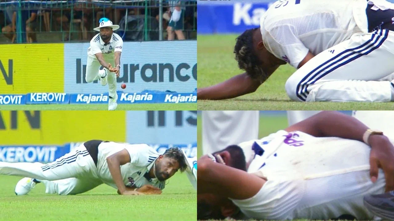 Watch: Mohammed Siraj suffers injury, leaves field during 2nd Test vs SL