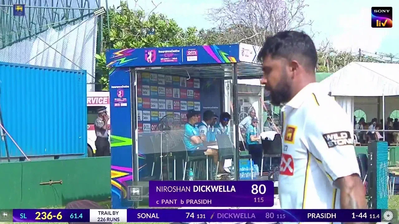 Niroshan Dickwella extends world record for most Test fifties without a ton; Here’s full list