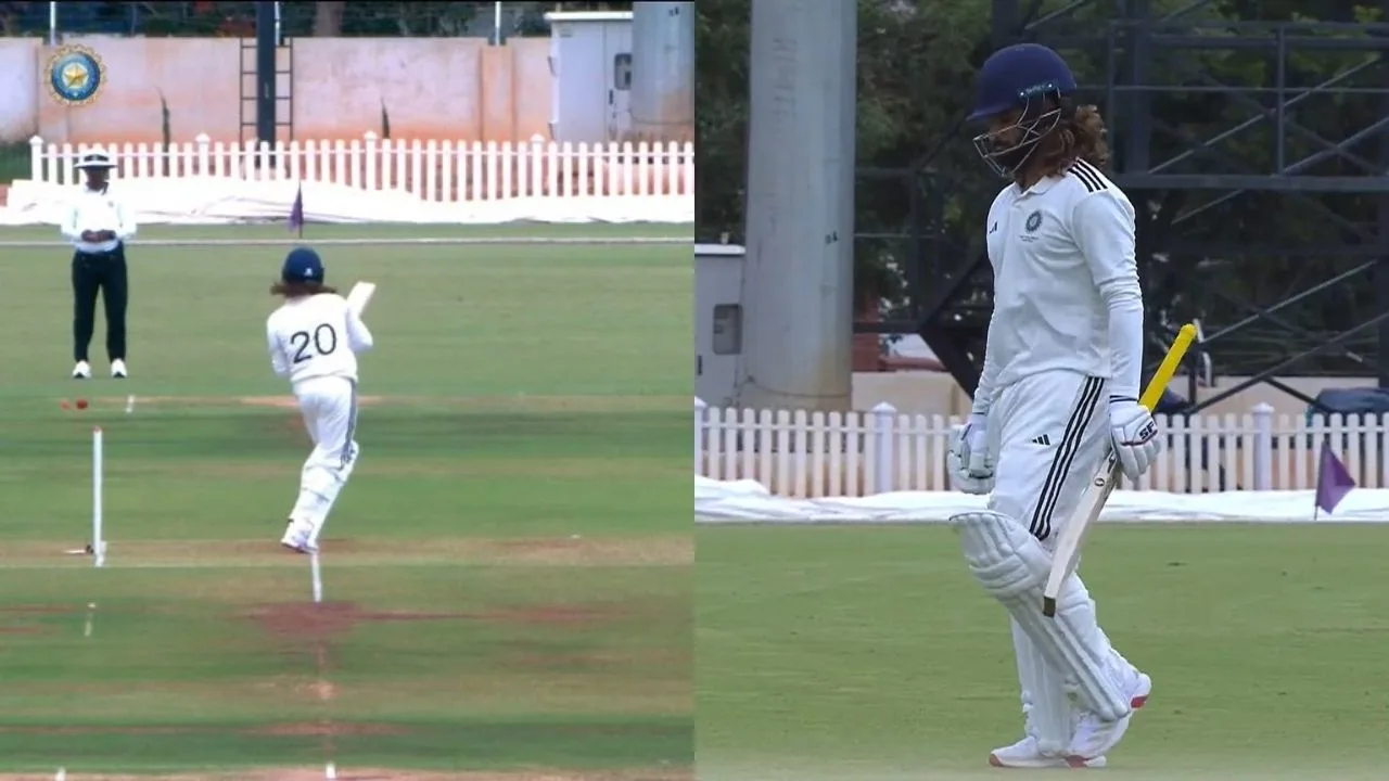 Watch: Mukesh Kumar castles Rajat Patidar for 12 in during Duleep Trophy 2026 semi-final
