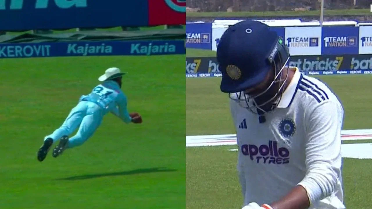 Ravindra Jadeja falls to Pasindu Sooriyabandara’s blinder in India vs Sri Lanka 1st Test