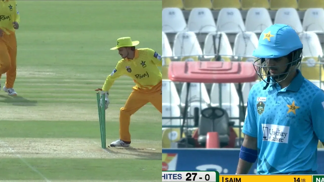 Watch: Saim Ayub’s embarrassing run-out screams Pakistan cricket