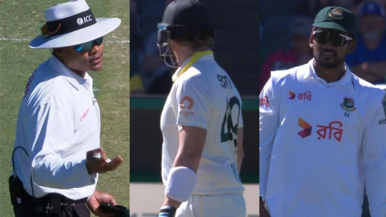 Steve Smith warned by umpires after telling Bangladesh to review LBW appeal in 2nd Test
