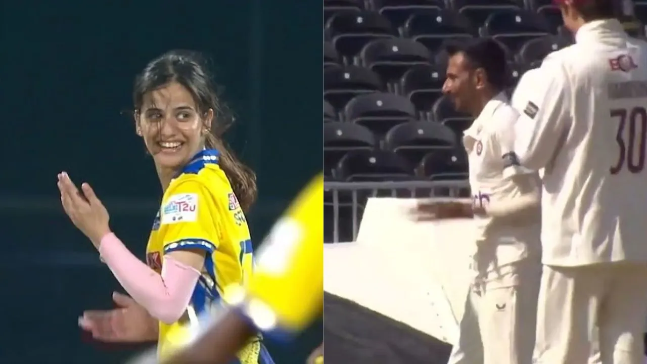 Yuzvendra Chahal brings Medhavi Bidhuri’s ‘6-7’ celebration to County cricket