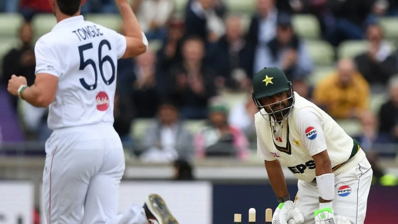 Watch: Babar Azam falls to Josh Tongue’s peach, bags another low score