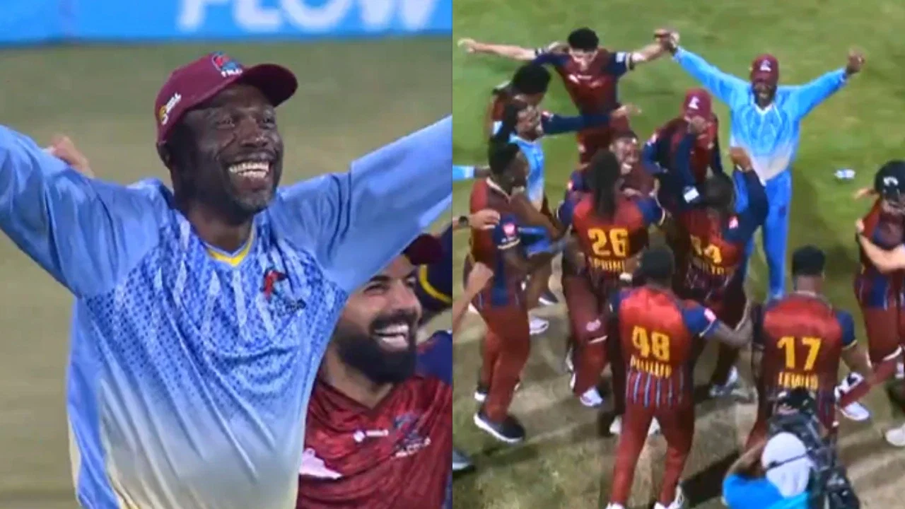 Watch: Curtly Ambrose celebrates passionately as Antigua & Barbuda Falcons win maiden CPL title