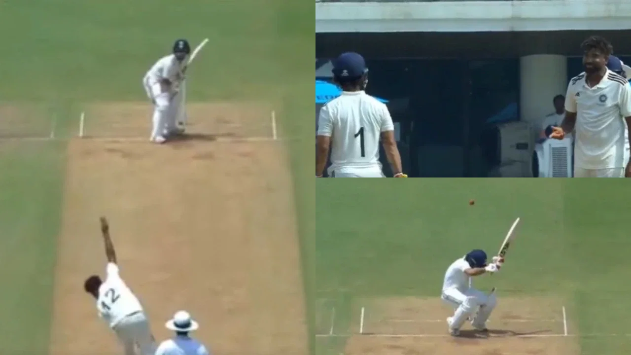 Watch: Mohammed Siraj sledges Ishan Kishan, targets him with bouncers in Duleep Trophy