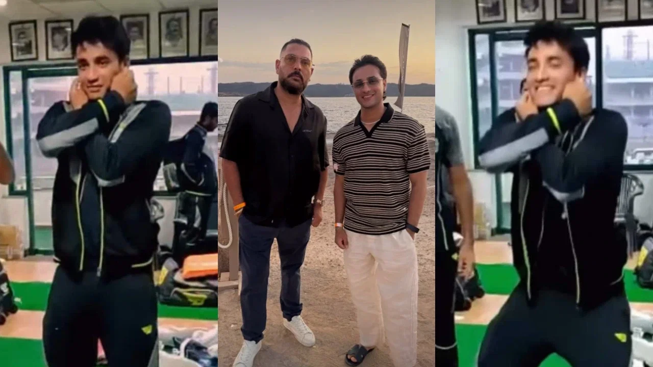 Yuvraj Singh’s special Birthday wish for Abhishek Sharma video goes viral