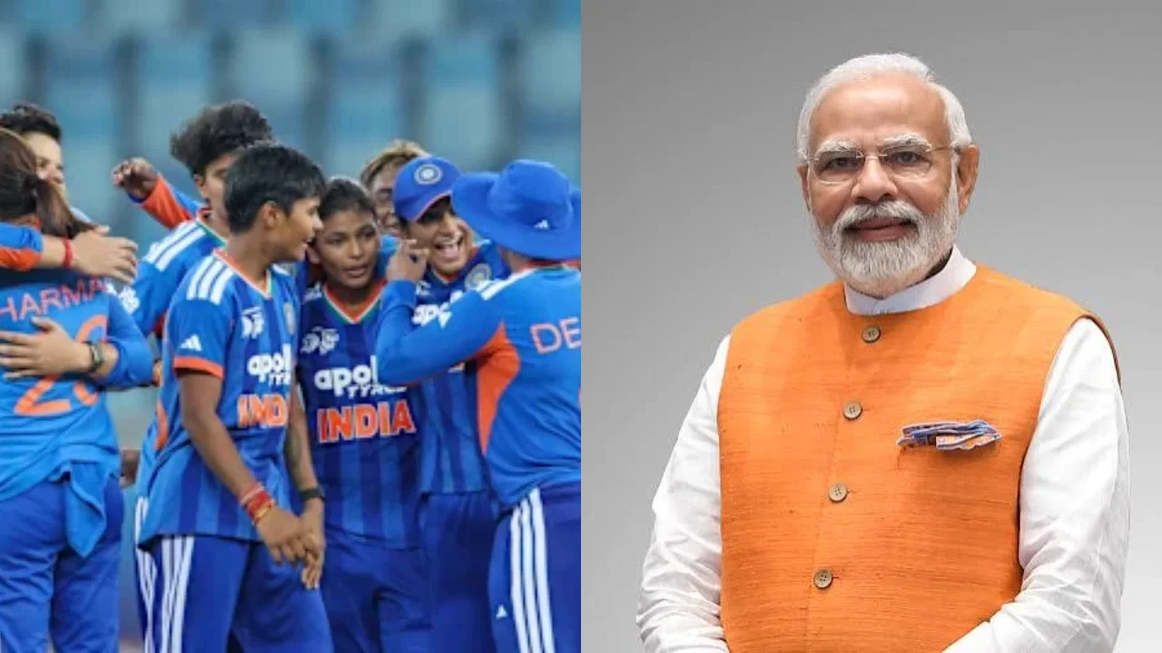 PM Narendra Modi congratulates India for winning Women’s Asia Cup 2026