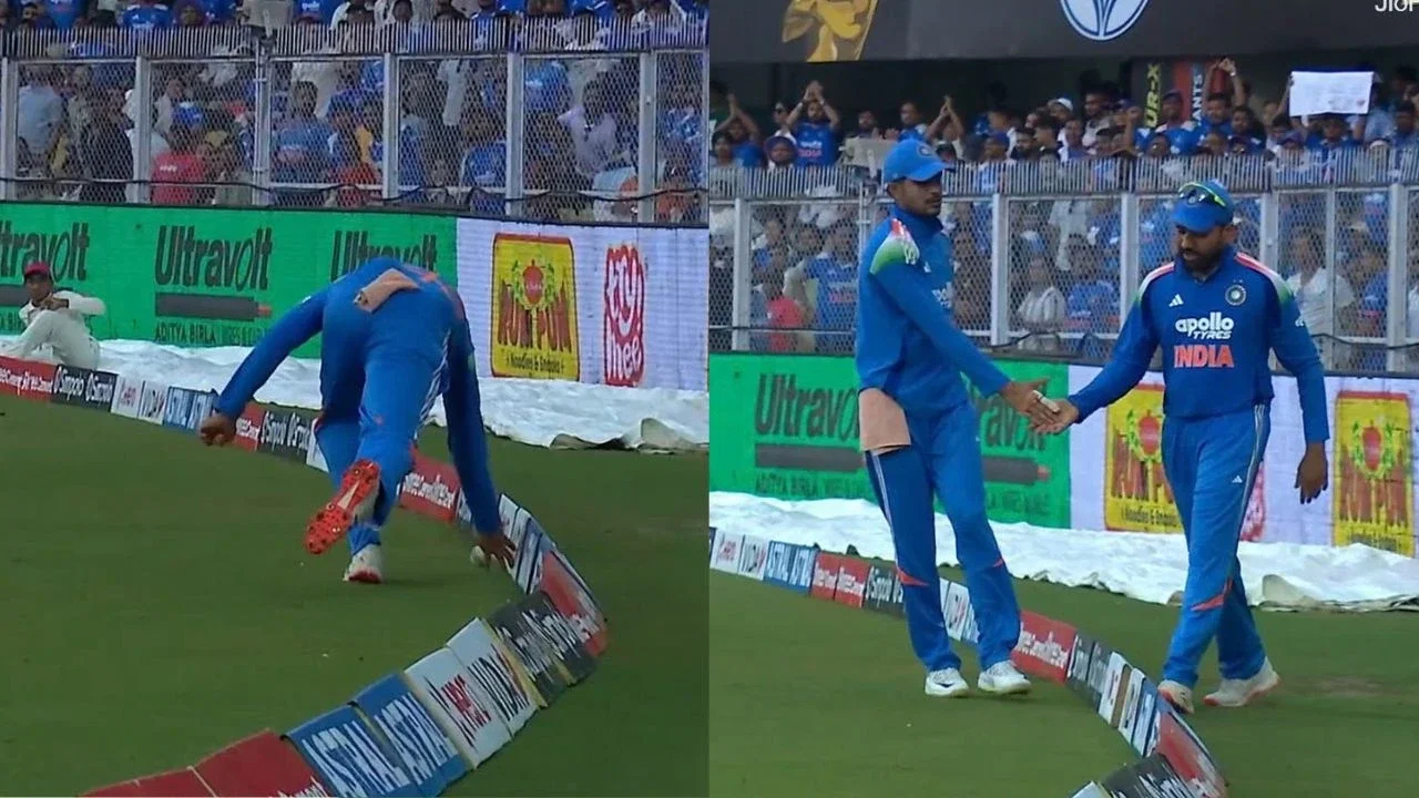 Non-committal? Rohit Sharma puts body on the line to save runs, Shubman Gill impressed (Watch video)