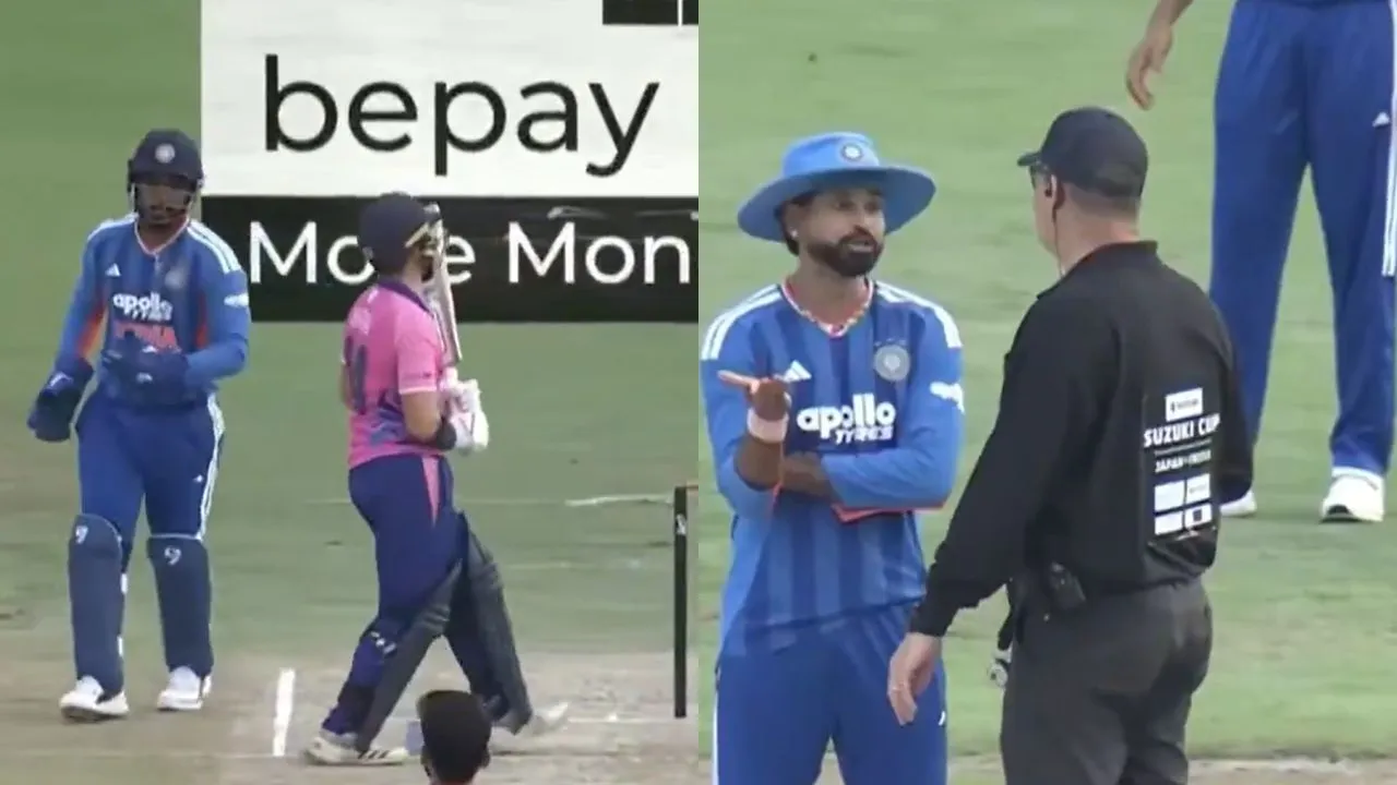Watch: India bully umpires into changing controversial wide decision in Japan T20I clash