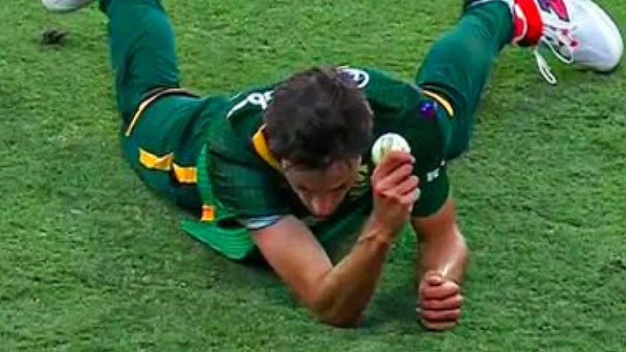 Watch: Marco Jansen takes one-handed diving catch in 1st ODI vs Australia