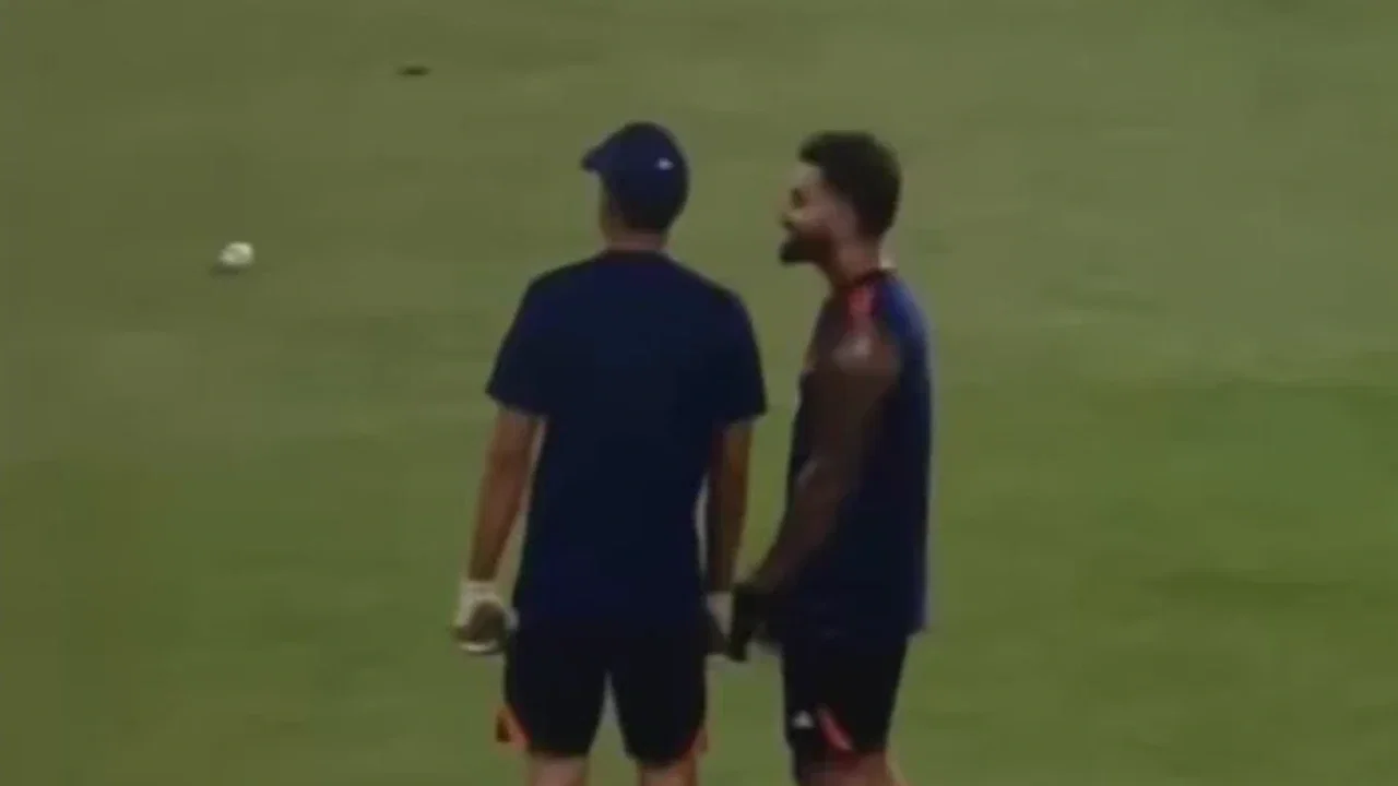 Watch: Virat Kohli and Shubman Gill share a funny moment ahead of 1st ODI vs West Indies