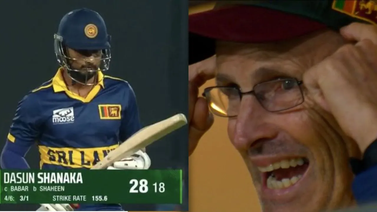 Watch: Gary Kirsten visibly furious after Dasun Shanaka’s dismissal against Pakistan, video viral