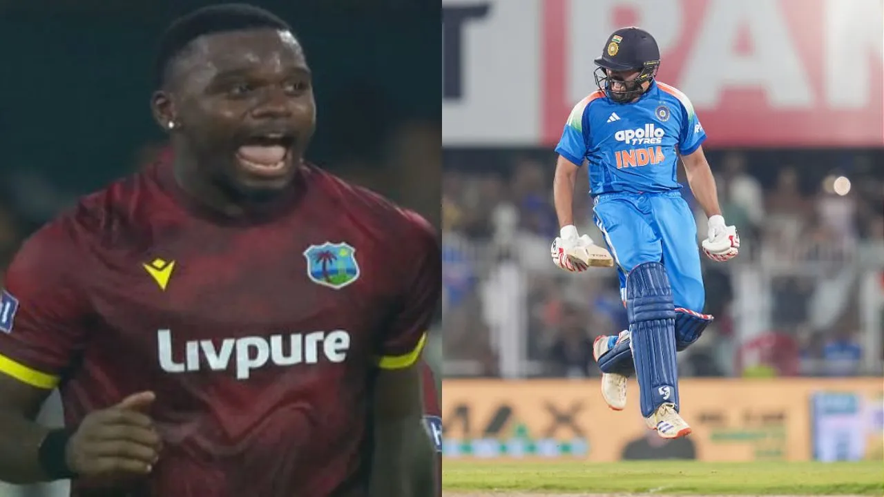 Watch: Jayden Seales mocks Rohit Sharma, mimics his celebration in Guwahati ODI