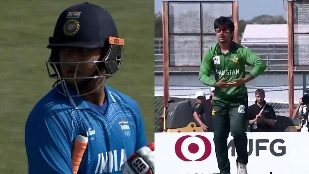 Watch: Saim Ayub does baby cradle celebration after dismissing Vaibhav Sooryavanshi in IND vs PAK