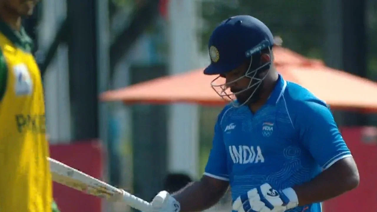 Sanju Samson fails badly in IND vs PAK Asian Games final