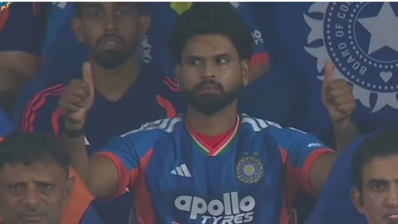 Watch: Shreyas Iyer’s hilarious pre-batting ritual draws attention after Indore T20I failure