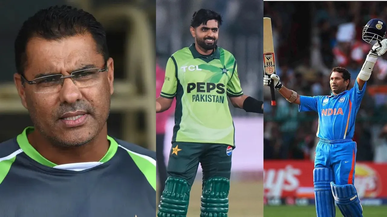 Waqar Younis compares Babar Azam to Sachin Tendulkar while defending him