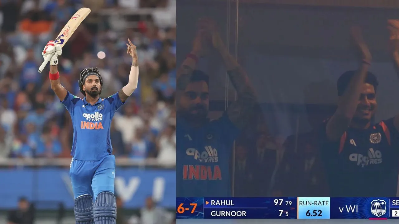 Shubman Gill, Virat Kohli delighted as KL Rahul slams 9th ODI hundred equals MS Dhoni’s record