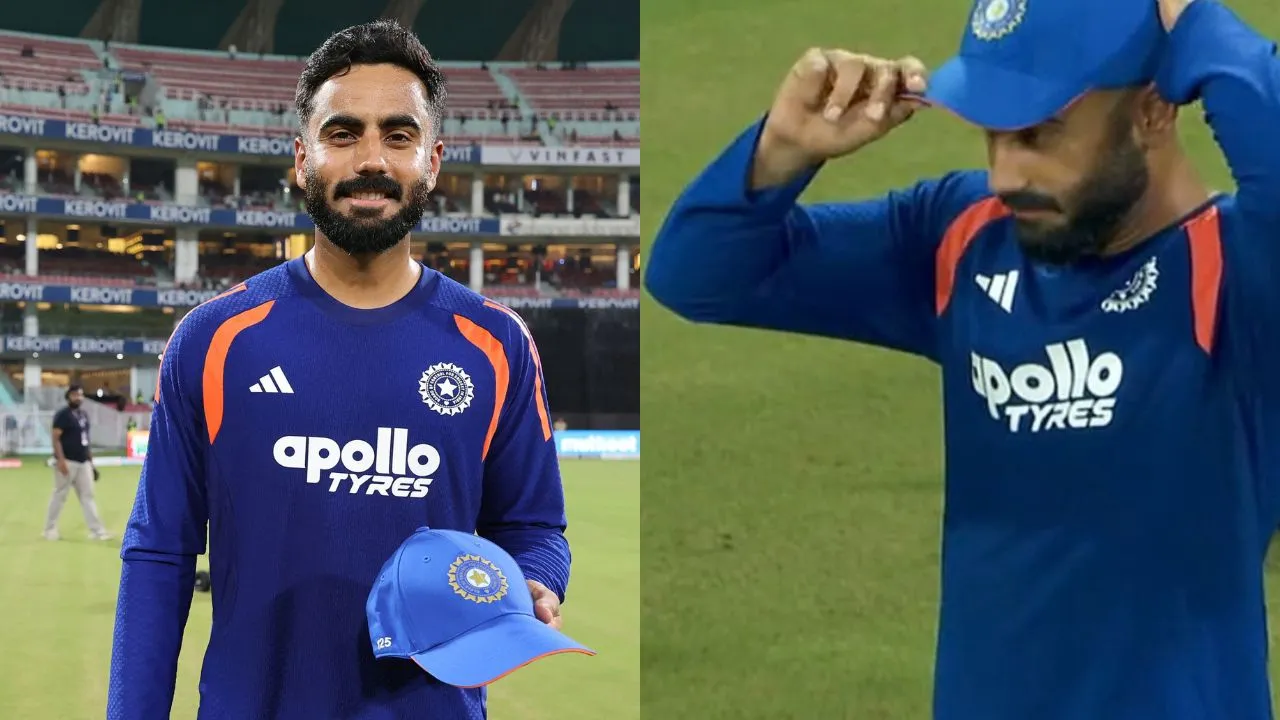 Naman Dhir earns maiden T20I cap after making ODI debut last month against West Indies